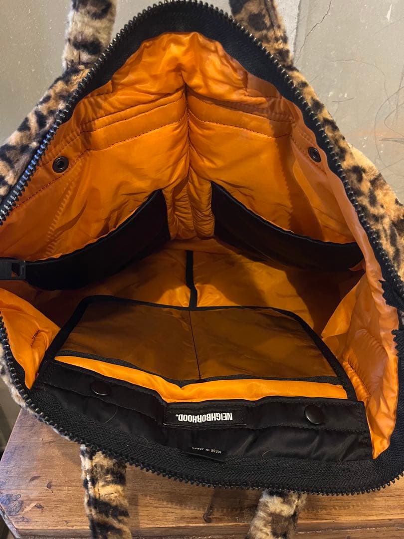 PORTER NEIGHBORHOOD ヘルメットバッグ　レオパード