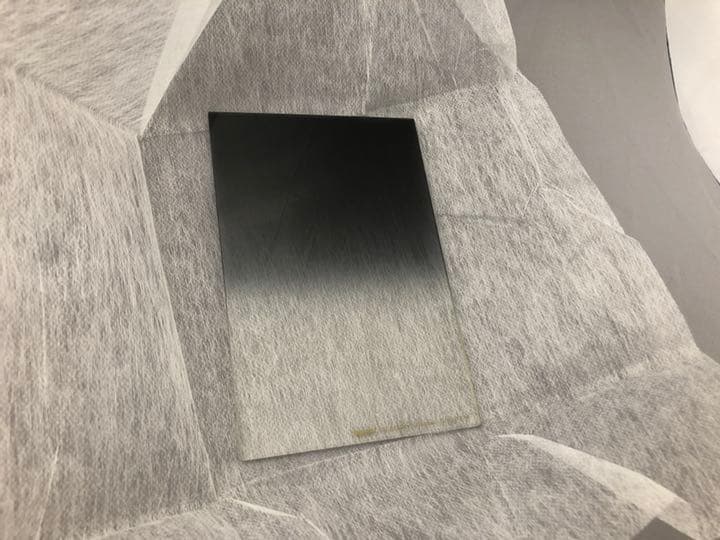 角形フィルター 100×150mm グラデ ハーフND0.9(ND8)5枚セット