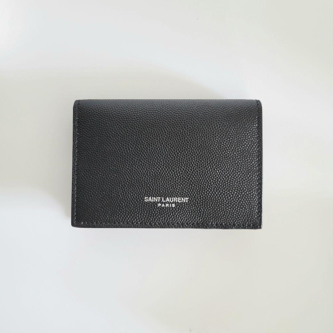 【新品未使用】SAINT LAURENT ビジネスカードケース ブラック
