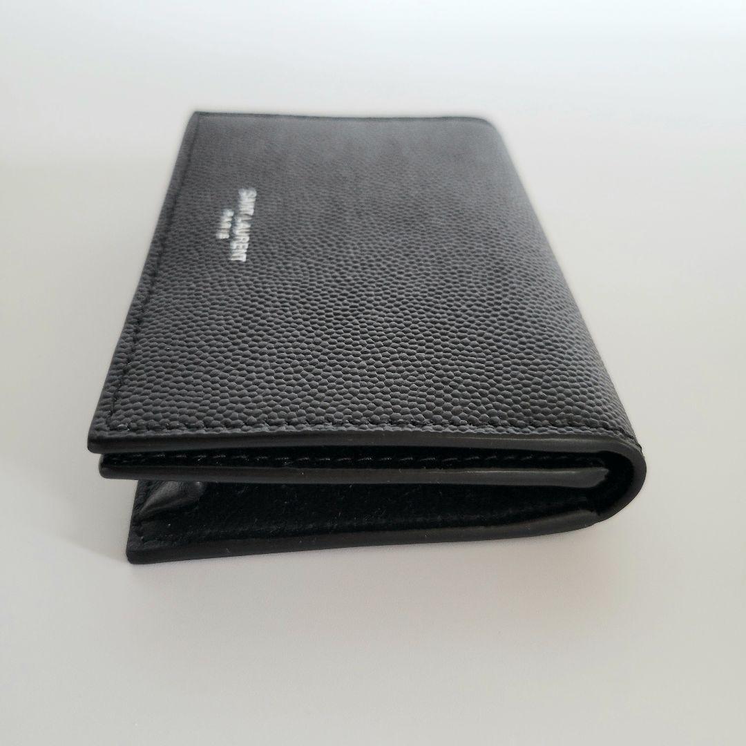 【新品未使用】SAINT LAURENT ビジネスカードケース ブラック