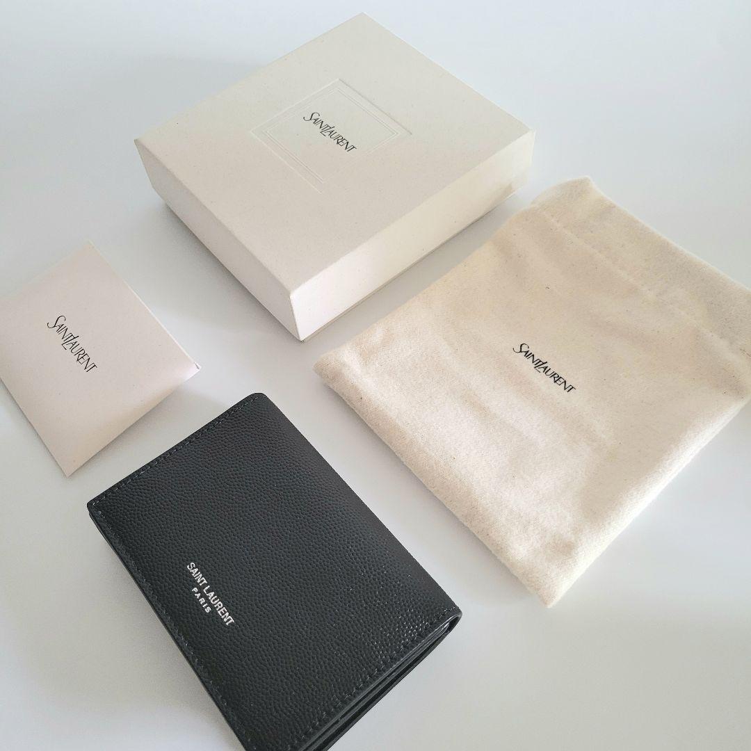 【新品未使用】SAINT LAURENT ビジネスカードケース ブラック