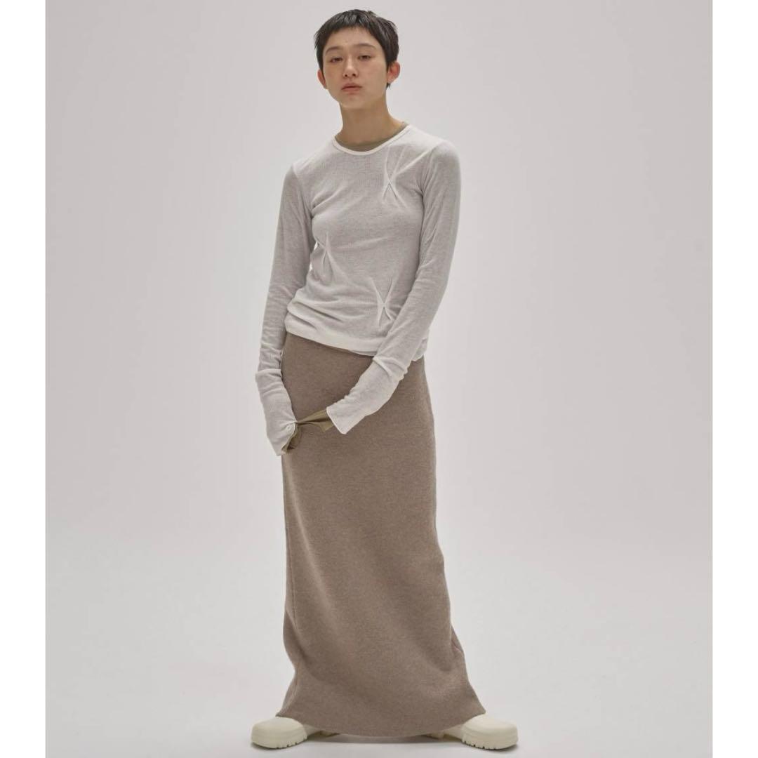 トップス Tuck Layered Long T-shirts