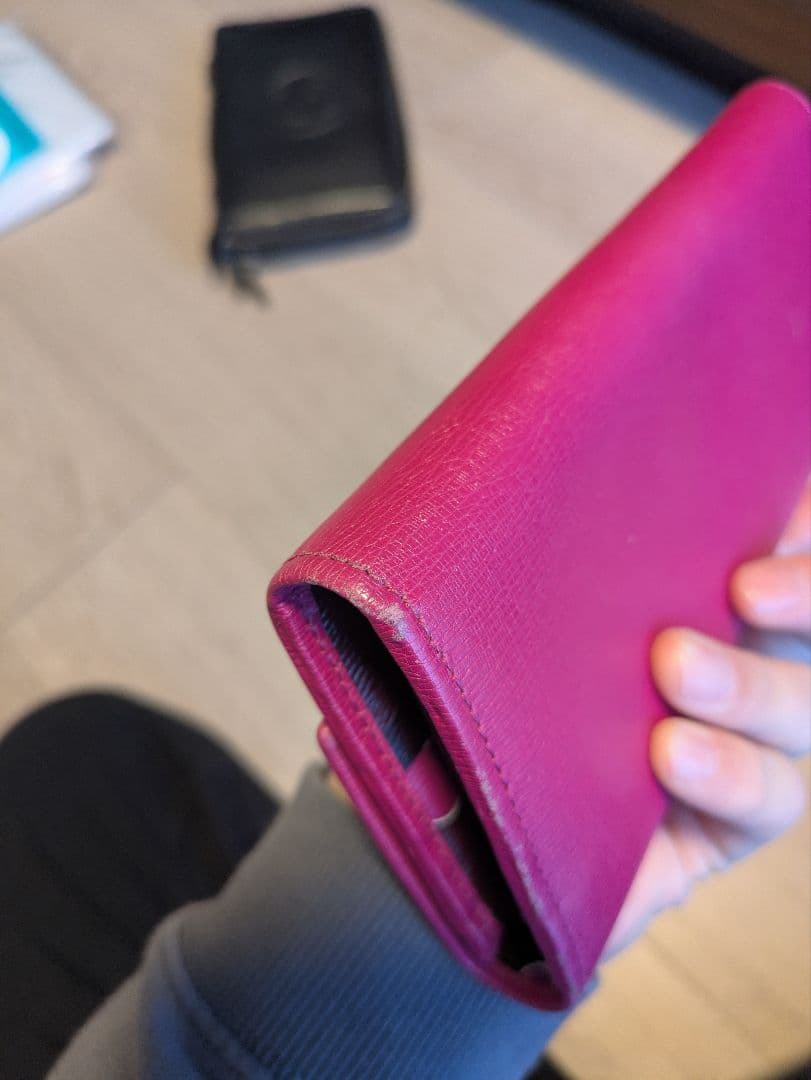 GUCCI　ハート　長財布　ピンク