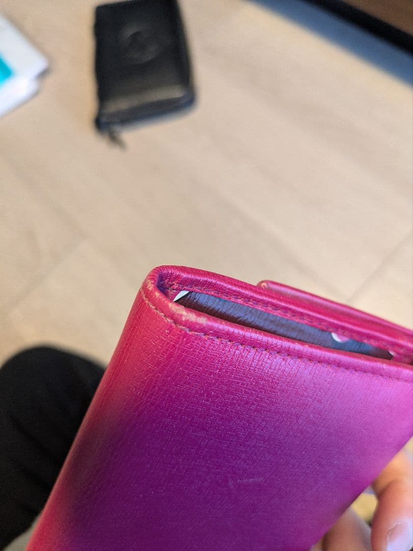 GUCCI　ハート　長財布　ピンク