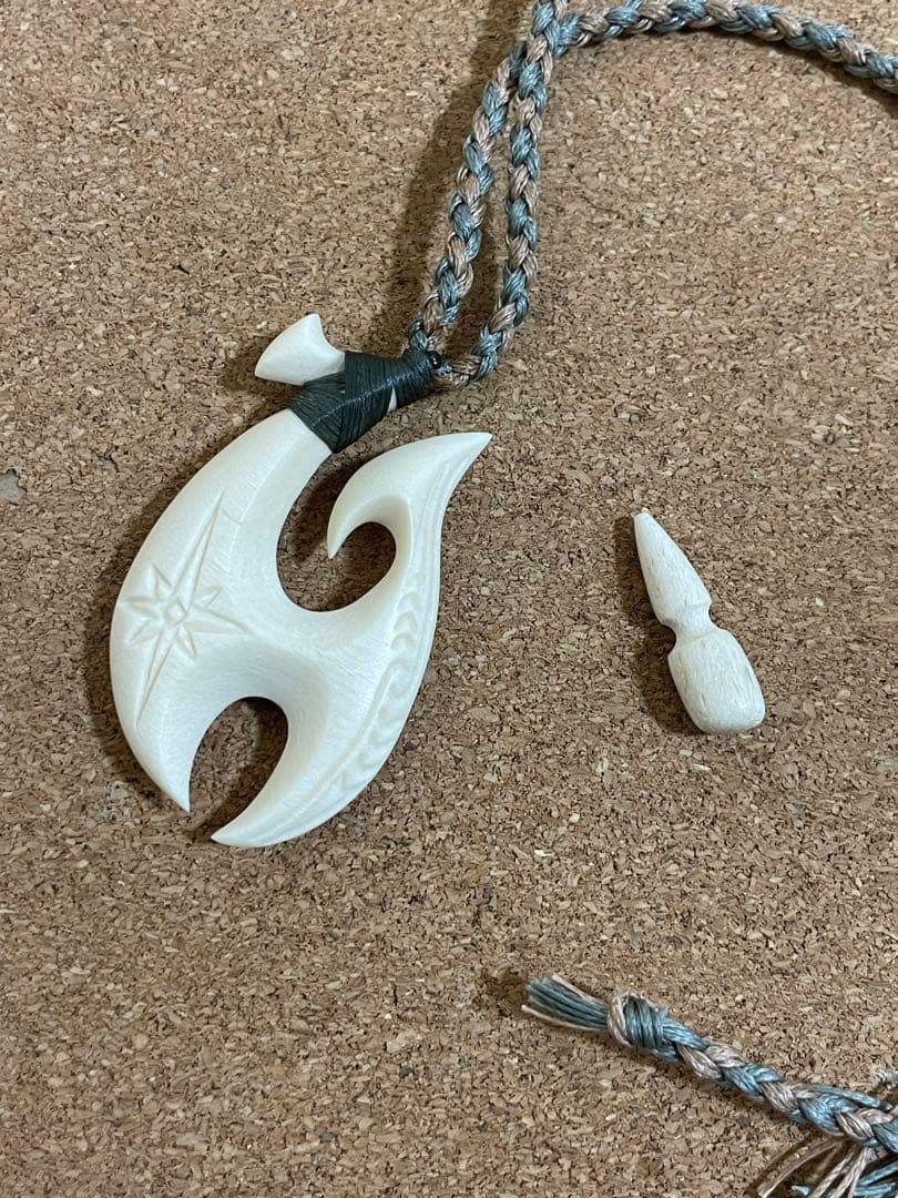 ボーンカービングネックレス(sw41)マッコウ値下げ