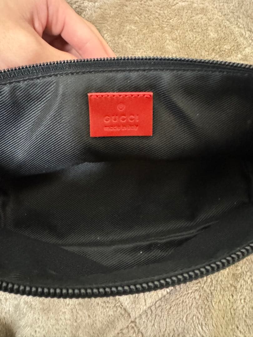 【未使用品】GUCCI GGキャンバスクラッチバッグ