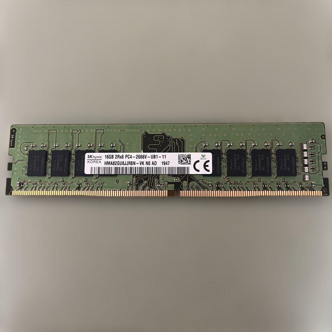SK hynix 16GB DDR4 2666MHz デスクトップメモリー