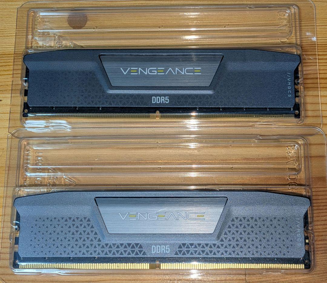 Corsair DDR5 16GBx2枚 6000MHz 動作保証無し