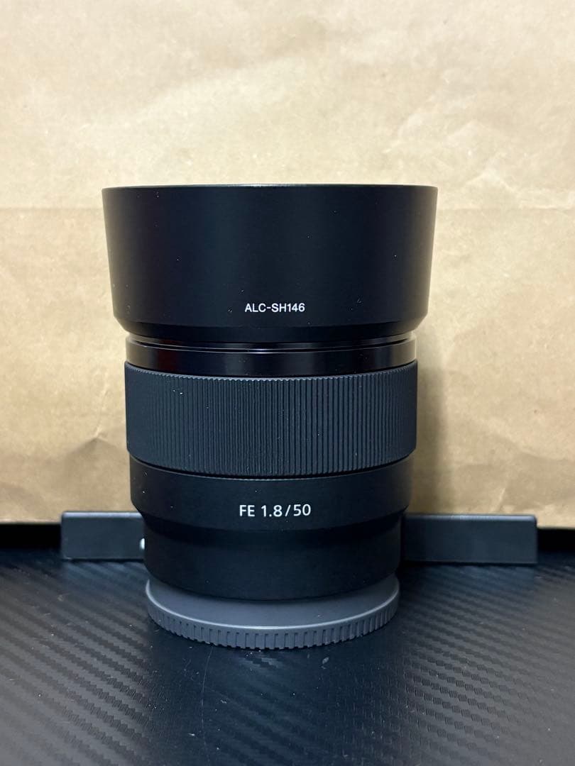 SONY αEマウント　単焦点50mm SEL50F18F NDフィルター付き
