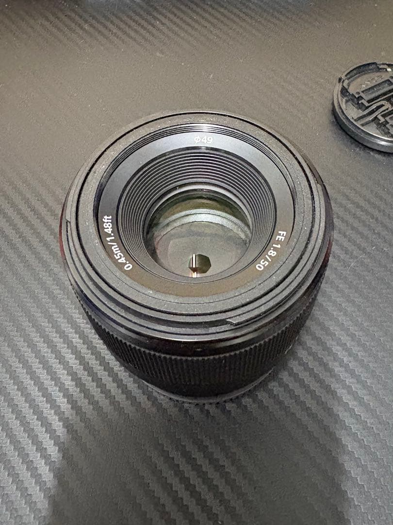 SONY αEマウント　単焦点50mm SEL50F18F NDフィルター付き