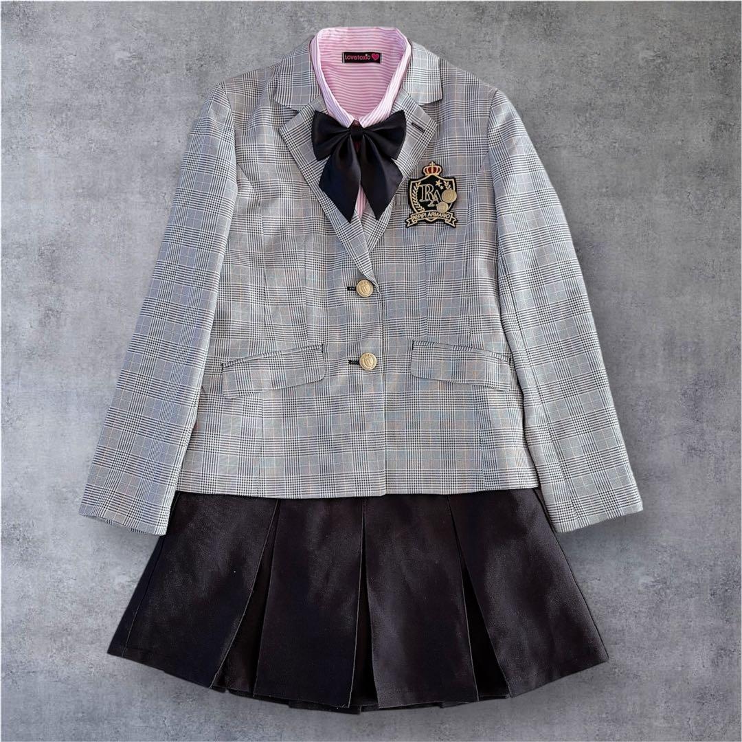 2【美品】レピピアルマリオ ガールズスーツ　卒服　160㎝　5点セット