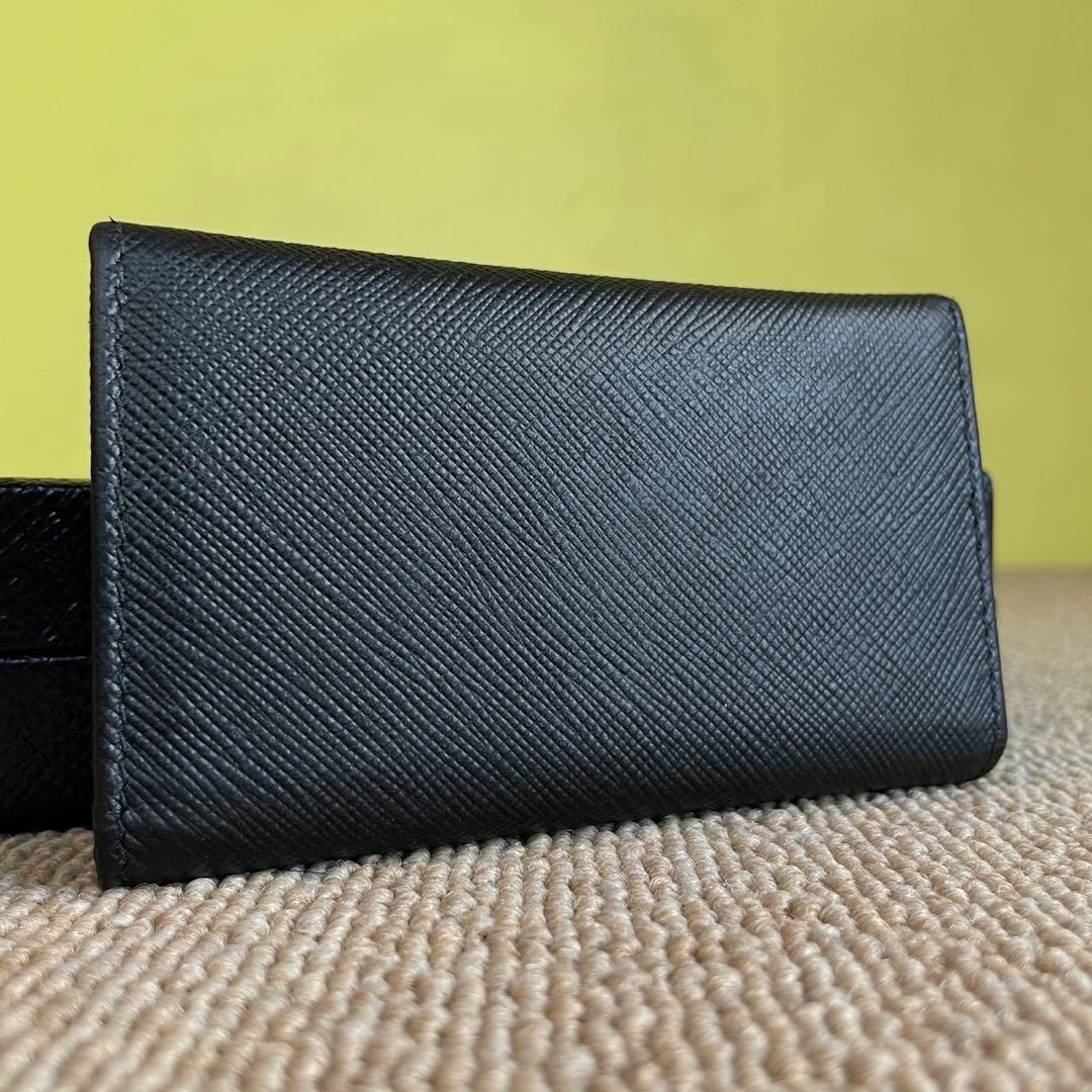 正規品❤️極美品⭐️プラダ　PRADA 男女　キーケース　ブラック　黒