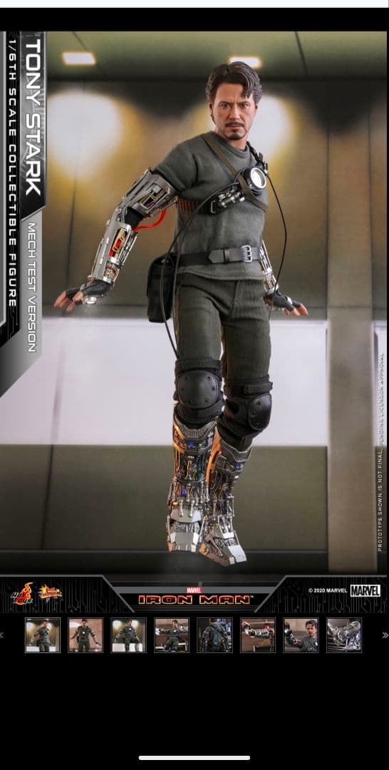 ホットトイズ ムービーマスターピースアイアンマントニースターク メカテスト/2
