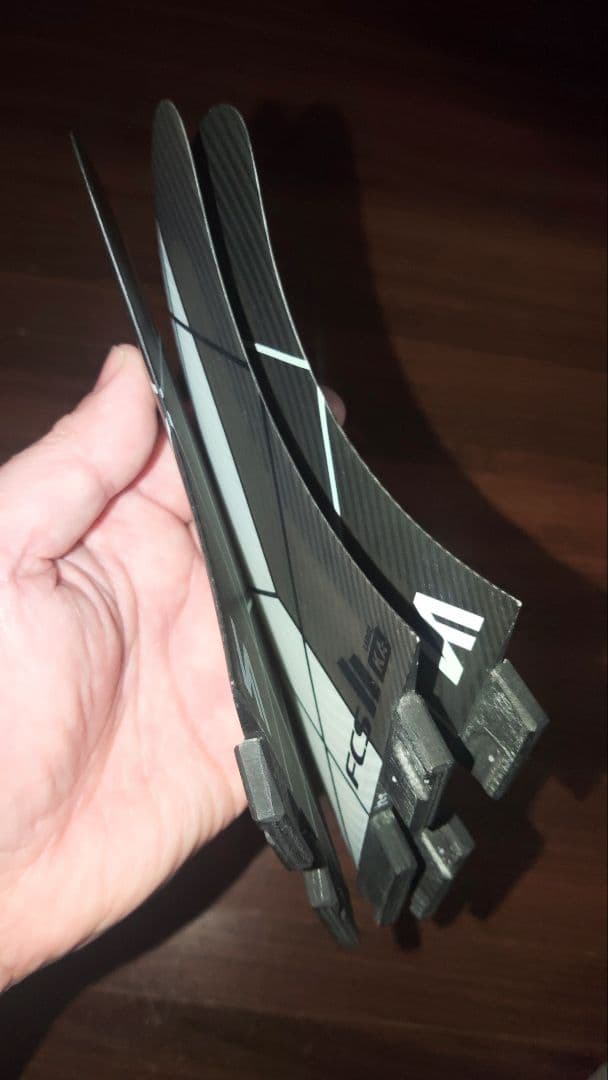 FCS2 フィン KA コロへ・アンディーノ　 ブラック/ホワイト L 美品