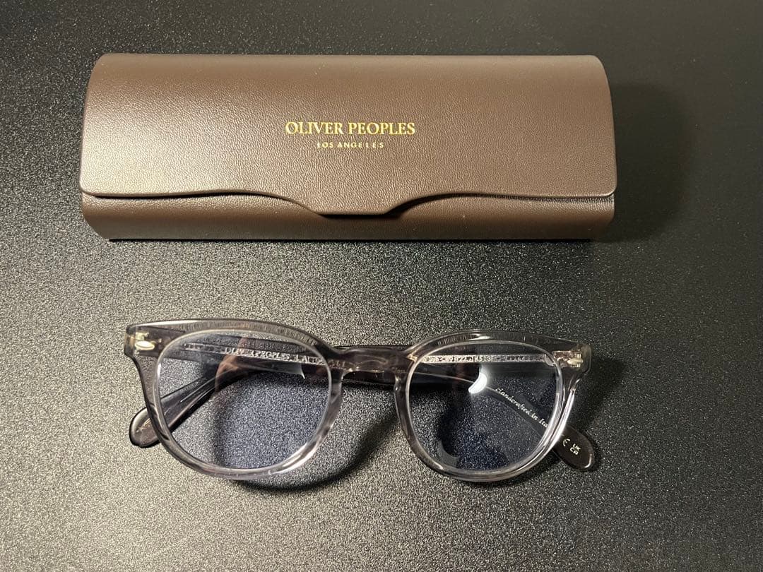 OLIVER PEOPLES Sheldrake クリアグレーサングラス