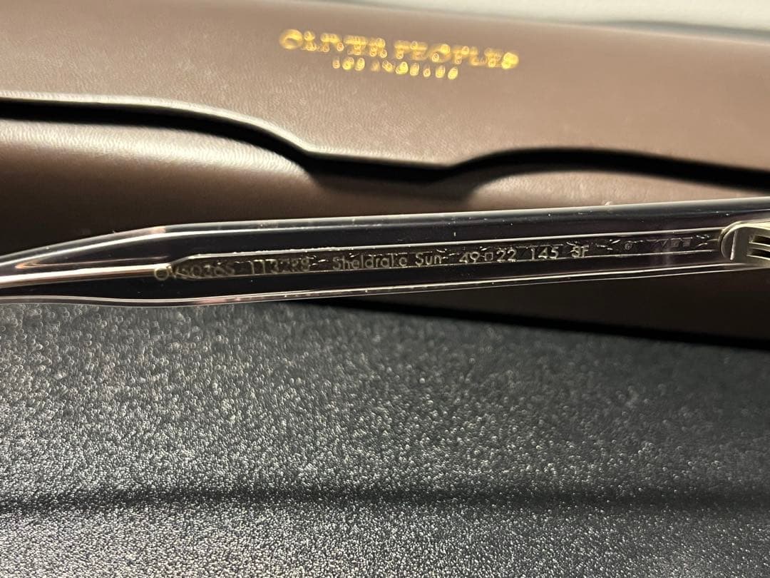 OLIVER PEOPLES Sheldrake クリアグレーサングラス