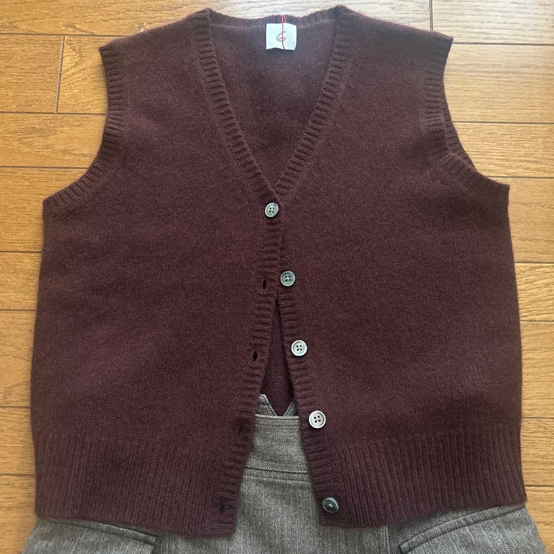 6 ROKUカシミヤベスト