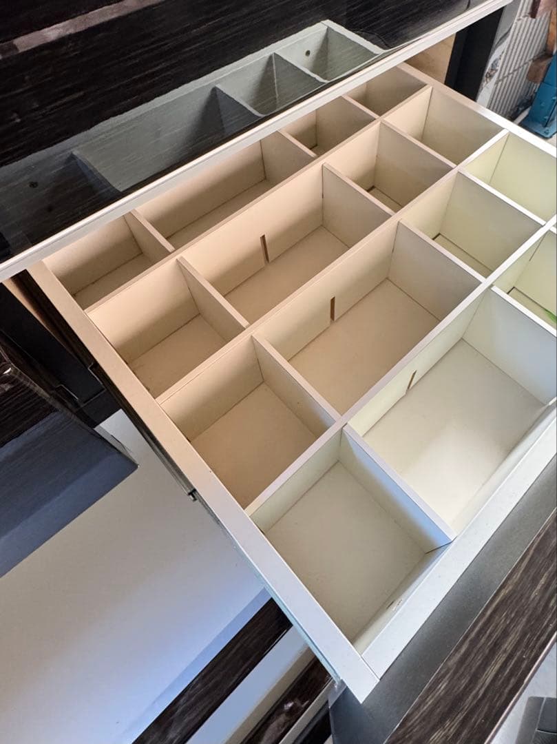 シギヤマ家具 6段ワイドチェスト モノトン木目調UV塗装 高級艶仕上げ