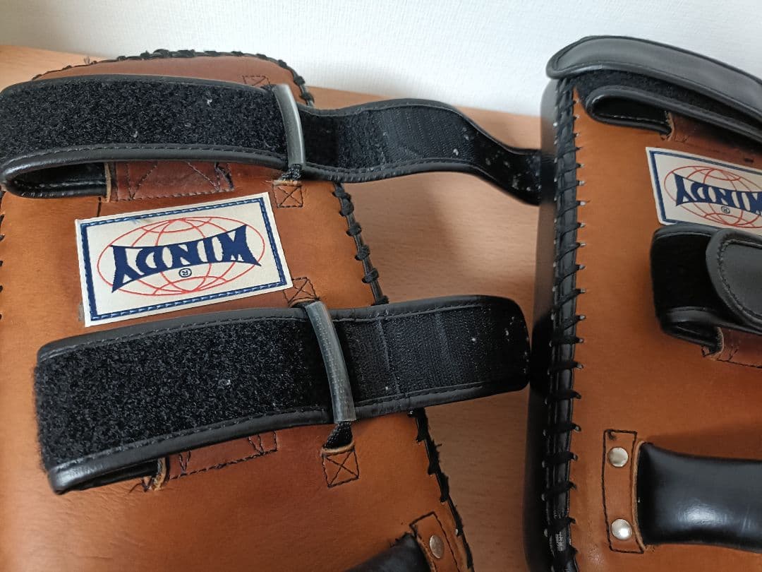 WINDY KP-6 キックミット　 レザー製　中古　②
