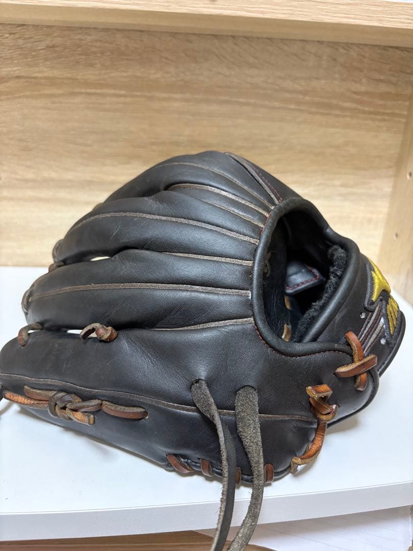 シュガーさん専用ミズノプロ 硬式グローブ ブラック
