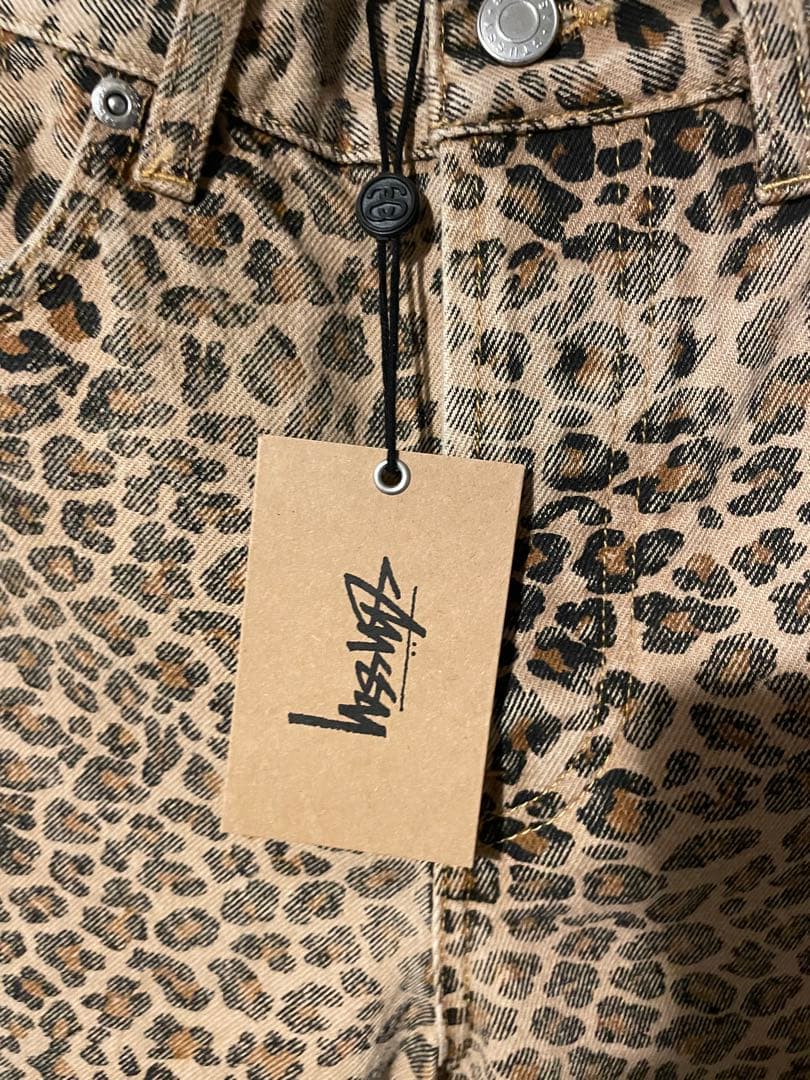 パンツ STUSSY NEWCLASSICJEAN DENIM LEOPARD 30