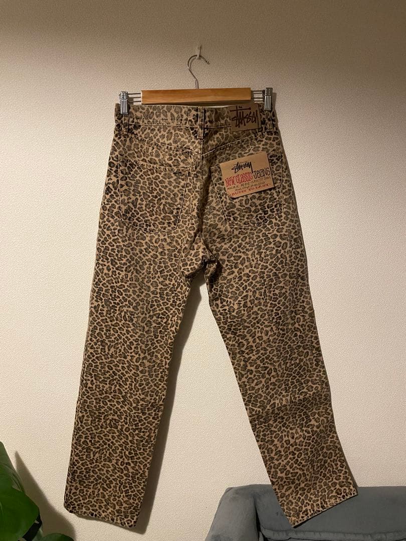 パンツ STUSSY NEWCLASSICJEAN DENIM LEOPARD 30