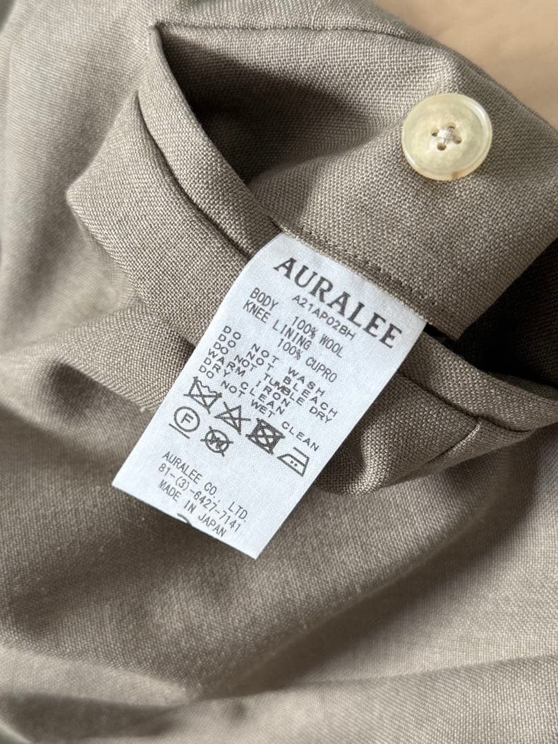 AURALEE A21AP028H 21AW スラックス