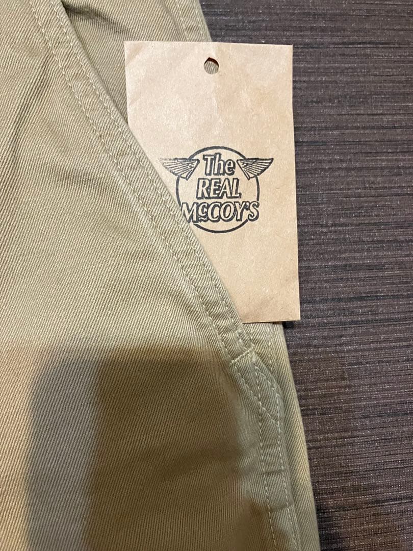リアルマッコイズ 41カーキ チノパン MP23102 W36