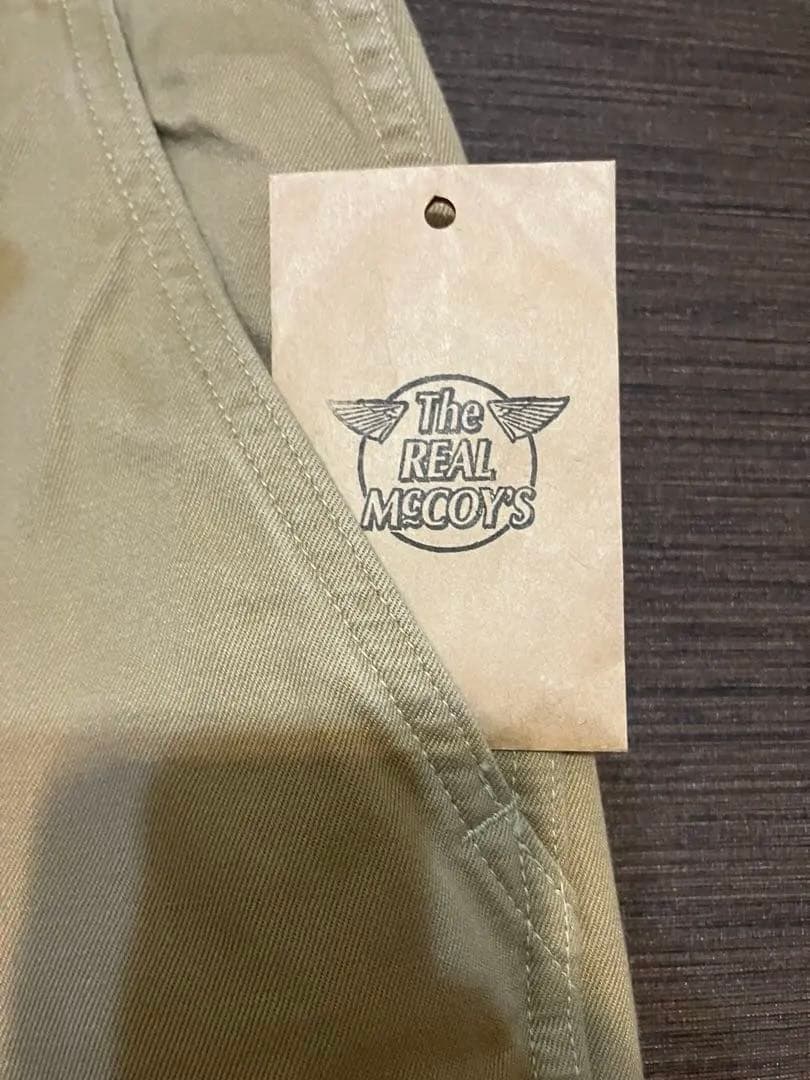 リアルマッコイズ 41カーキ チノパン MP23102 W36