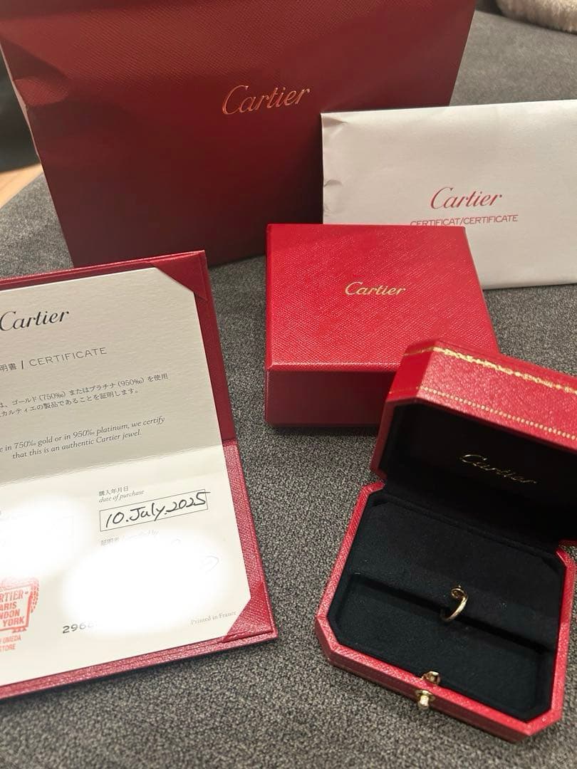 Cartier カルティエ ジュスト アンクル シングルピアスYG