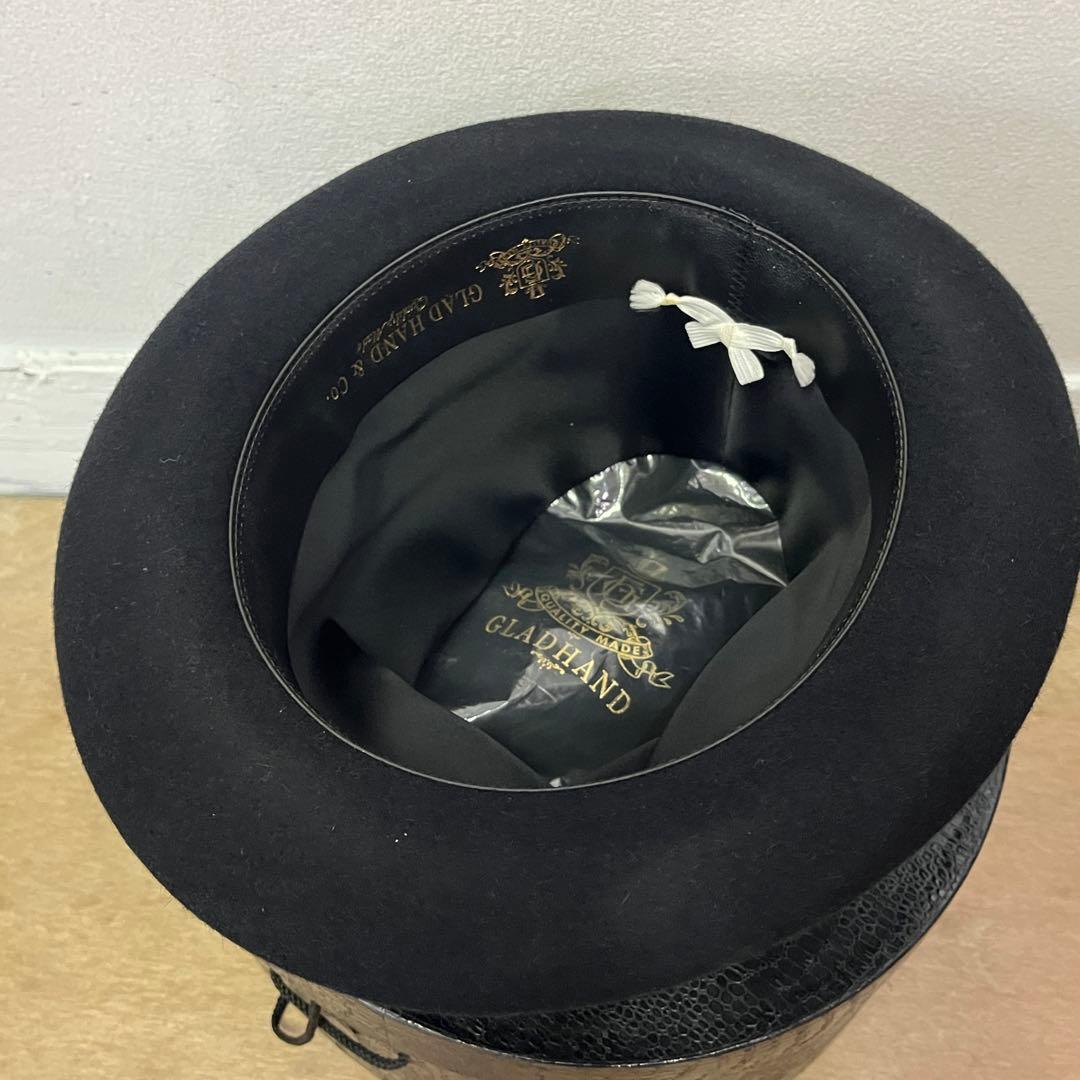 GLAD HAND ホンブルグハット 中折れハット ウール フェルトハット