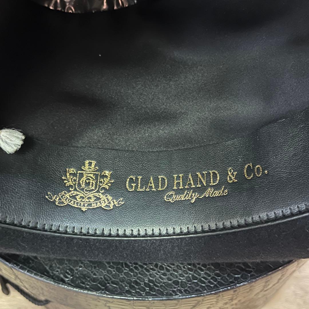 GLAD HAND ホンブルグハット 中折れハット ウール フェルトハット