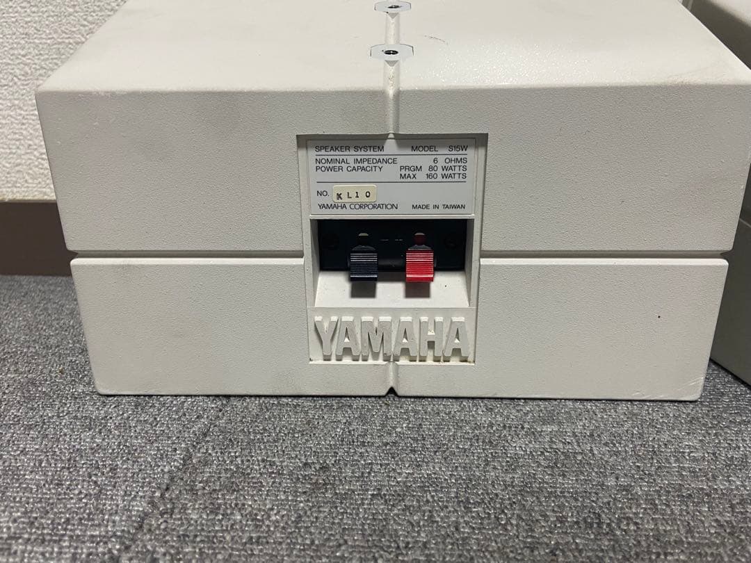 YAMAHA スピーカーシステム S15W（ペア）＋ 取付け金具付き