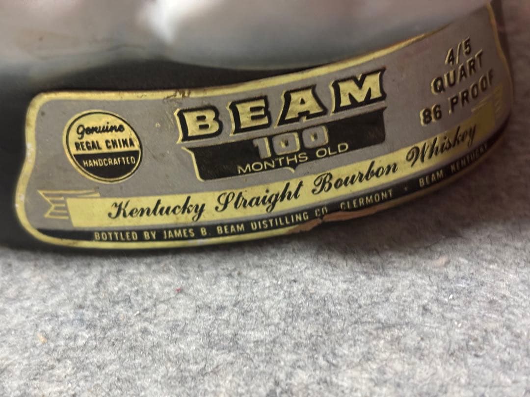 Jim Beam 陶器ボトル ウイスキー 100ヶ月熟成 未開栓 古酒