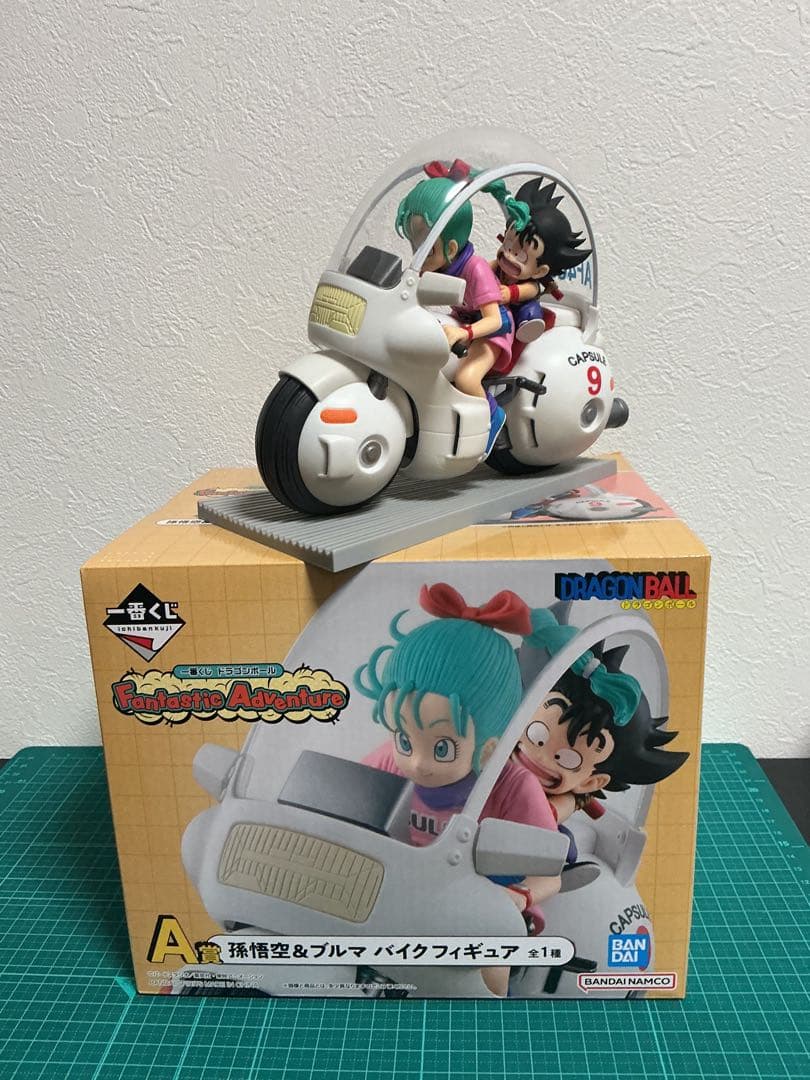 ドラゴンボール 一番くじ A賞 孫悟空＆ブルマ バイクフィギュア
