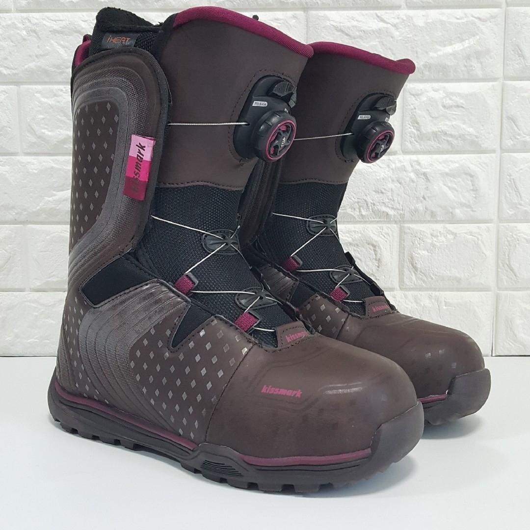 キスマーク レディース スノーボードブーツ ダイヤル式 iHEAT 25.0cm