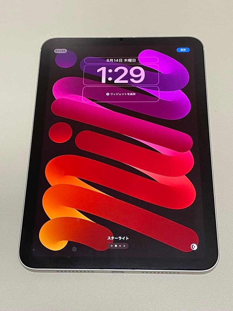 iPad mini 7（A17pro）cellular シルバー 128GB