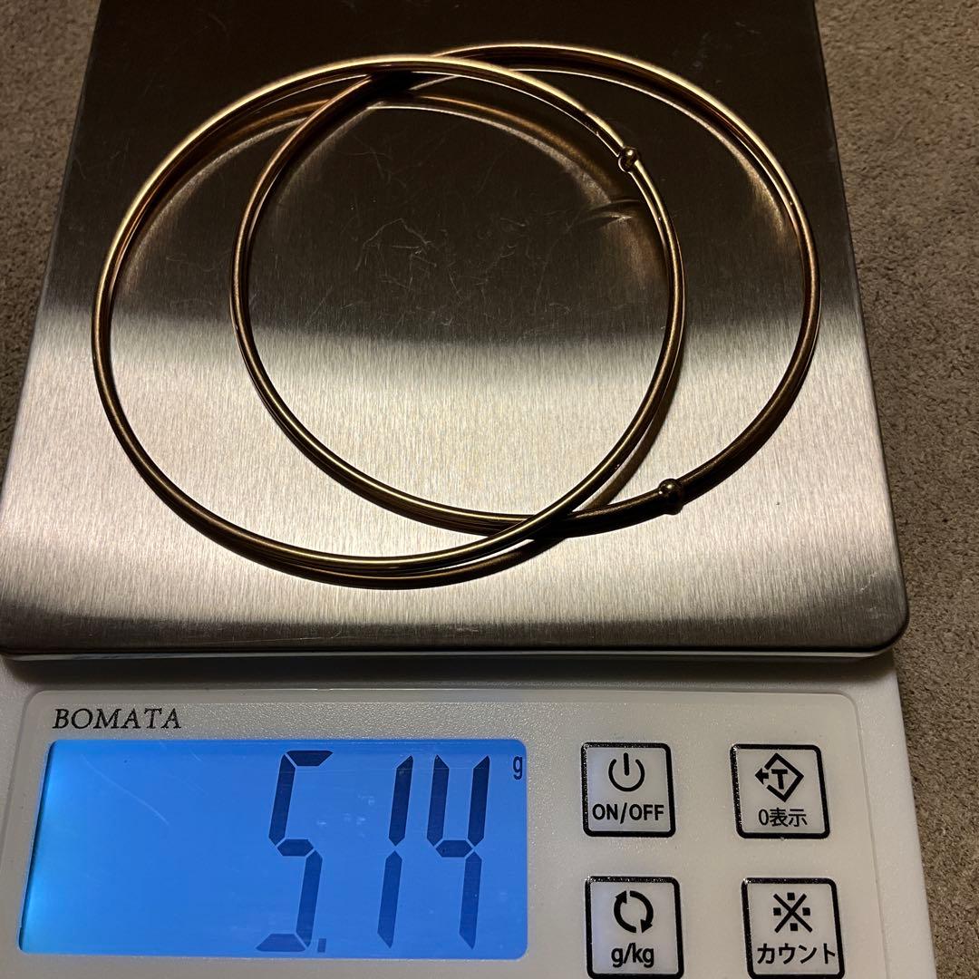 K18バングル二点　銀座ジュエリーマキ　JS0330