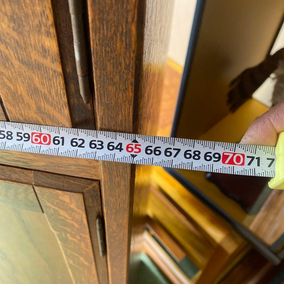 英国アンティーク調　木製ブックシェルフ/本棚/食器棚/飾り棚/収納ラック