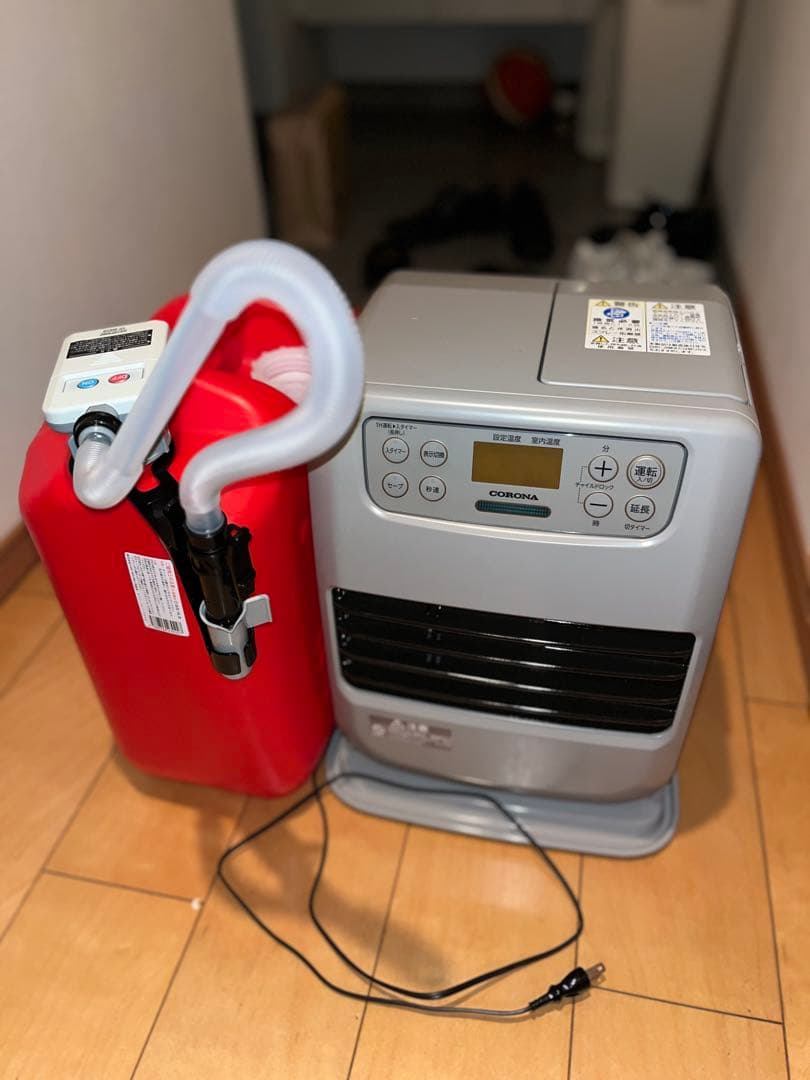 CORONA 石油ファンヒーター デジタル表示 3.6Lタンク、2025年製造品