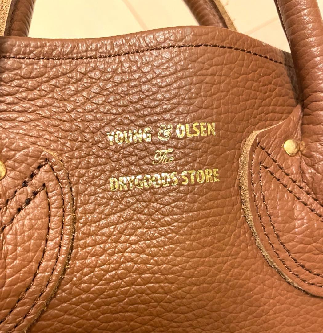 バッグ YOUNG&OLSEN EMBOSSED LEATHER HAVERSACK M