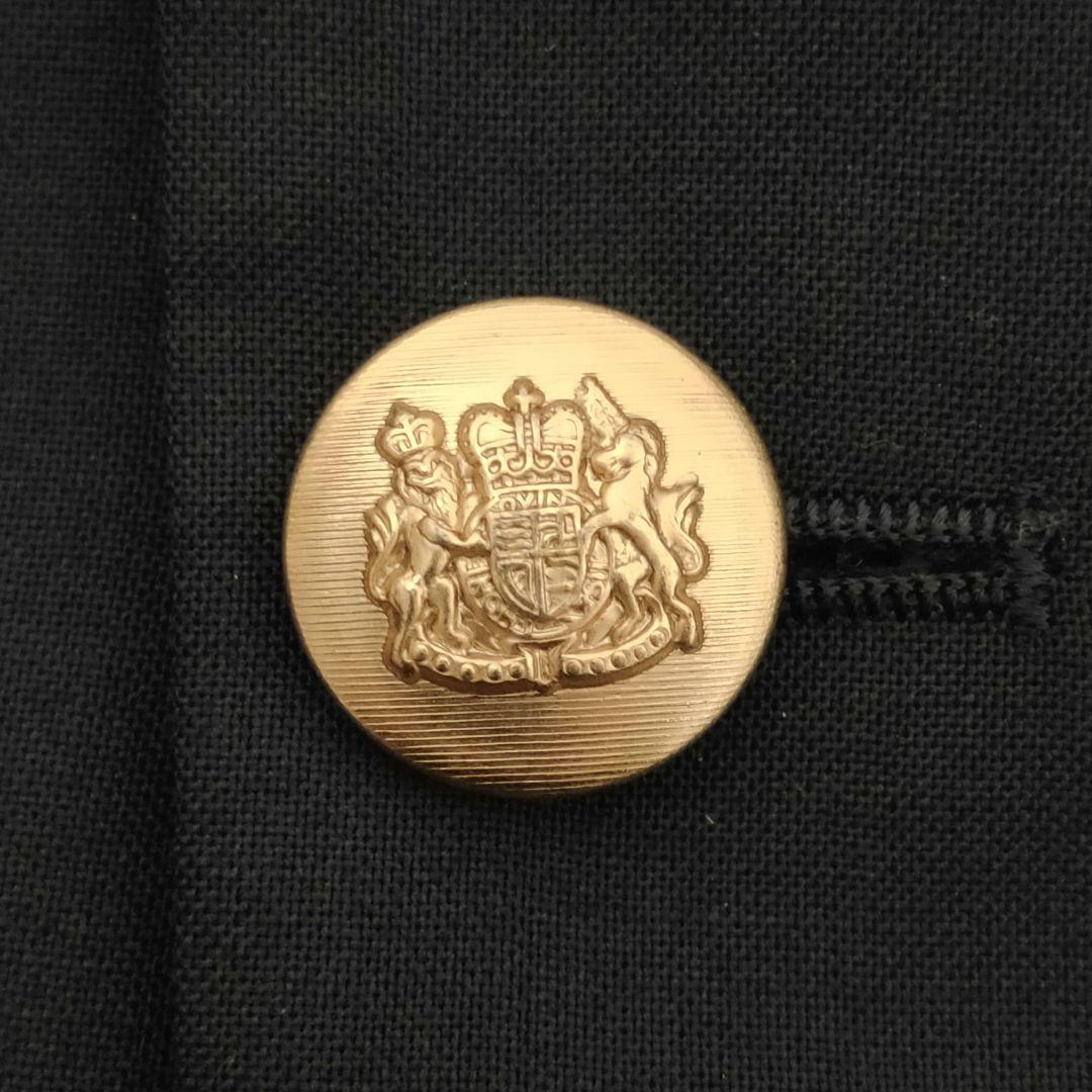 グリーンレーベルリラクシング 金ボタン キッズスーツ 3点セット ストライプ