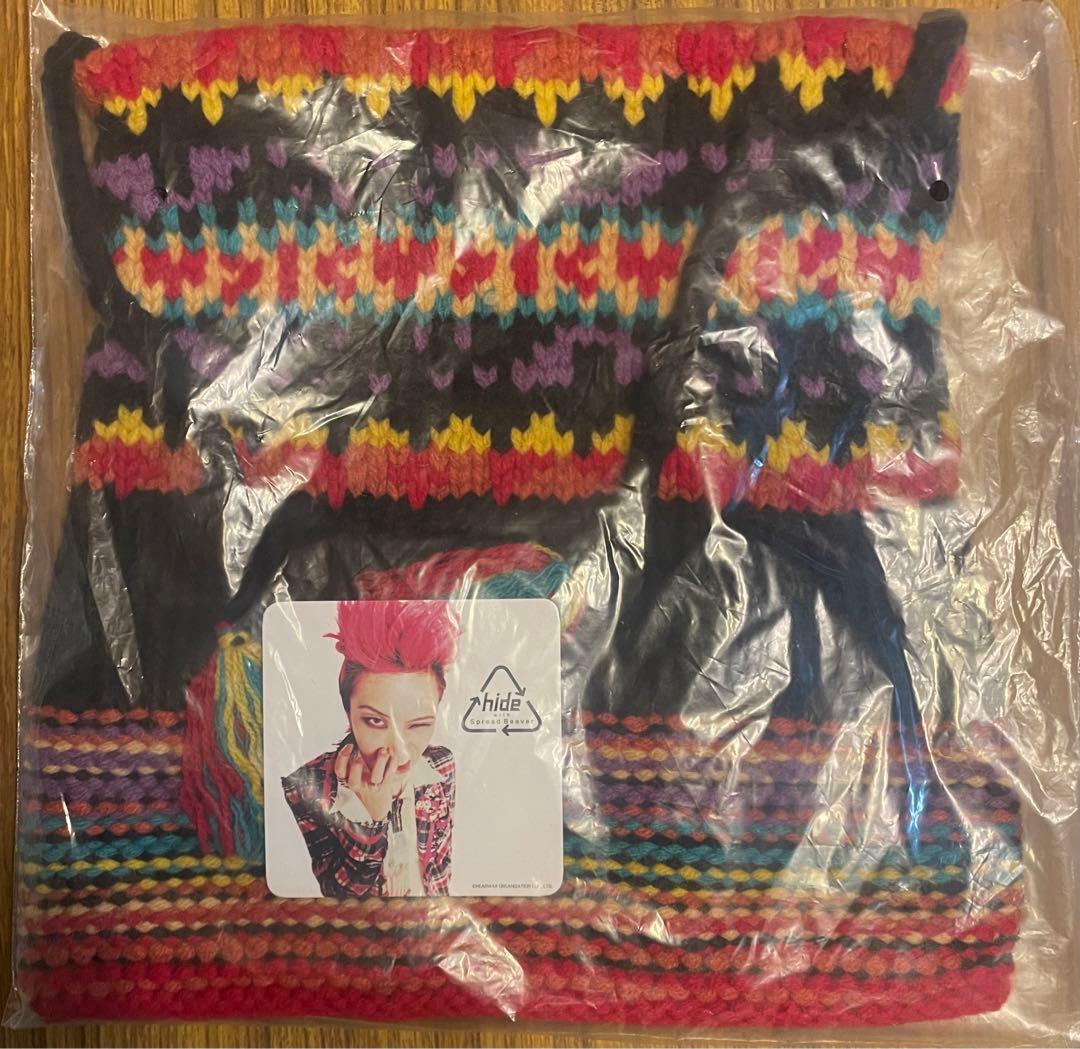 r*読様 【ファン必見】hide 紐付きニットキャップ