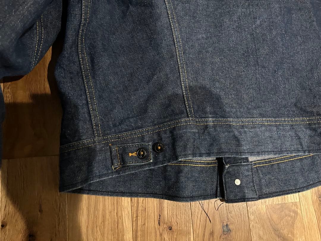 LEE 220 70s 80s スパービッグサイズ　サイズ50 超濃紺