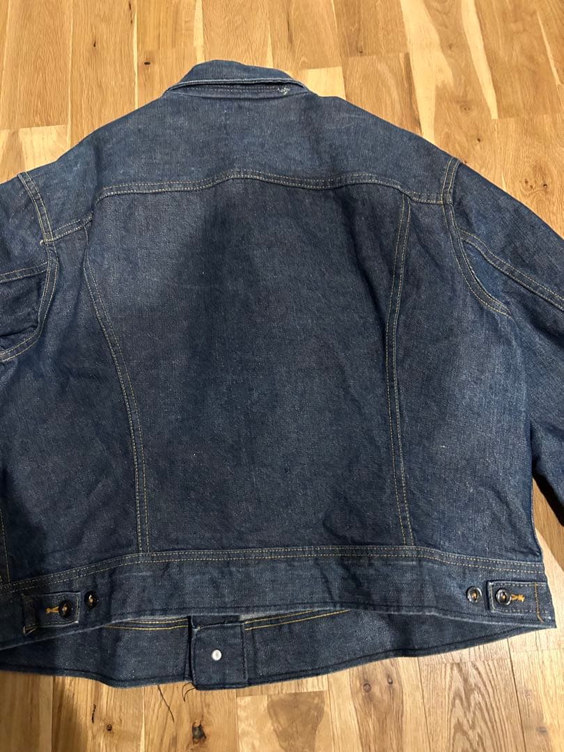 LEE 220 70s 80s スパービッグサイズ　サイズ50 超濃紺