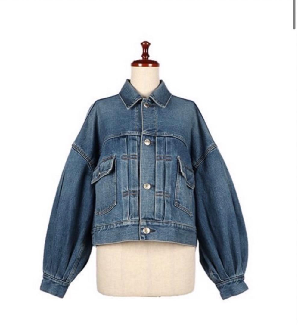 HYKE バルーンスリーブ デニムジャケット サイズ1