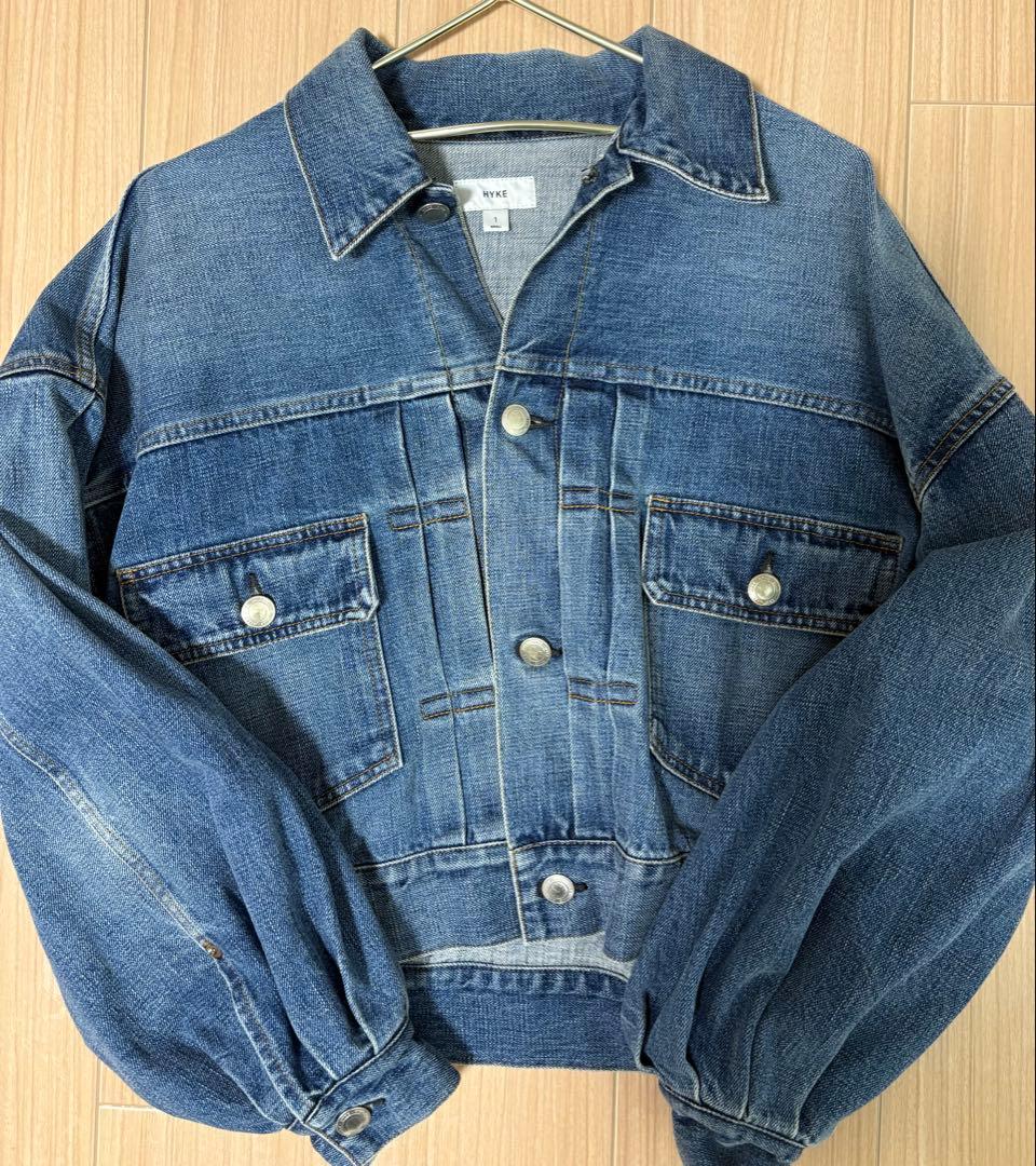 HYKE バルーンスリーブ デニムジャケット サイズ1