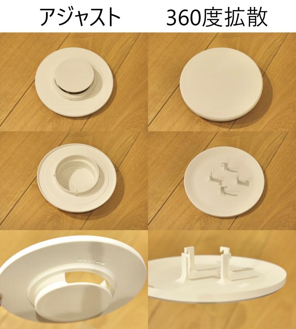 一条工務店用カスタムSAカバー アジャスト2個・360度拡散2個