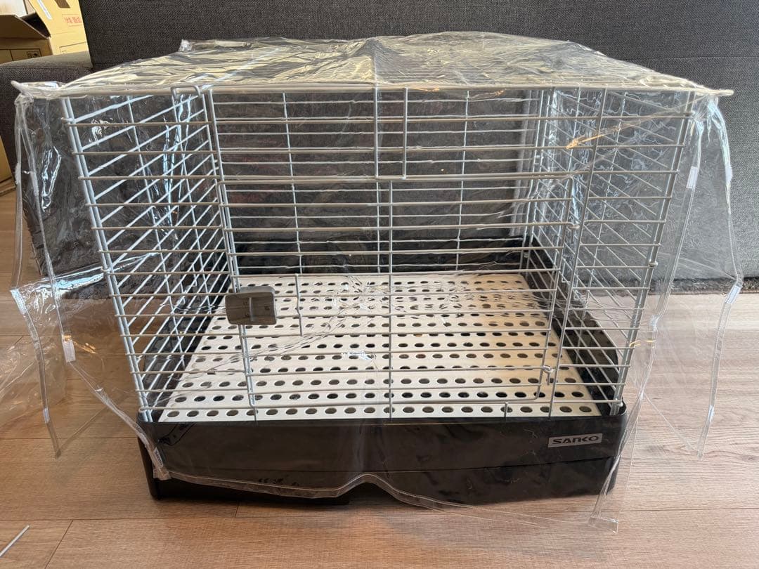 HIDEさま専用　キャスター付きケージ イージーホームエボ60 BK カバー付き