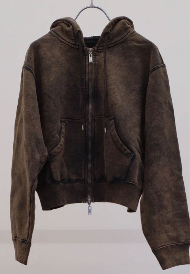 LON TONE ZIP HOODIE Ⅱ /KHAKI